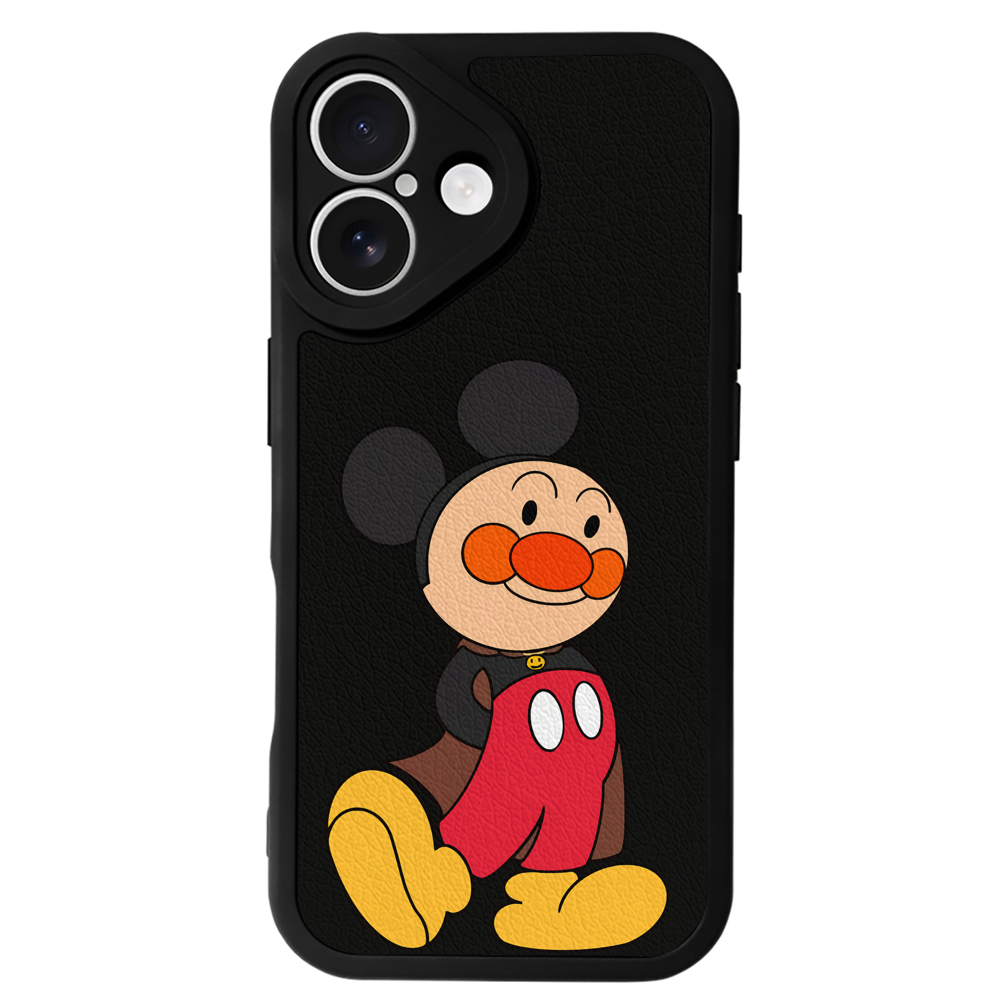 （画像用） アンパンマン Anpanman 【iPhone 16シリーズ対応】シリコンスマホケース（レザー調） 材質：シリコン
